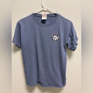 A Girl Thing Light Gray Crewneck Tee with Pink Logo